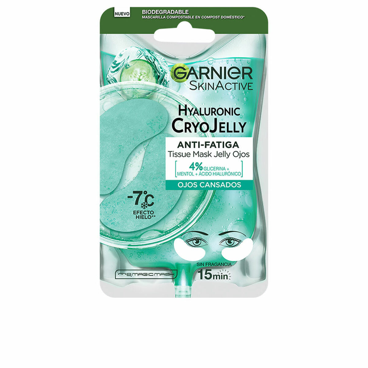 Mask for Eye Area Garnier Hyaluronic Cryojelly Anti-fatigue (5 g) Garnier