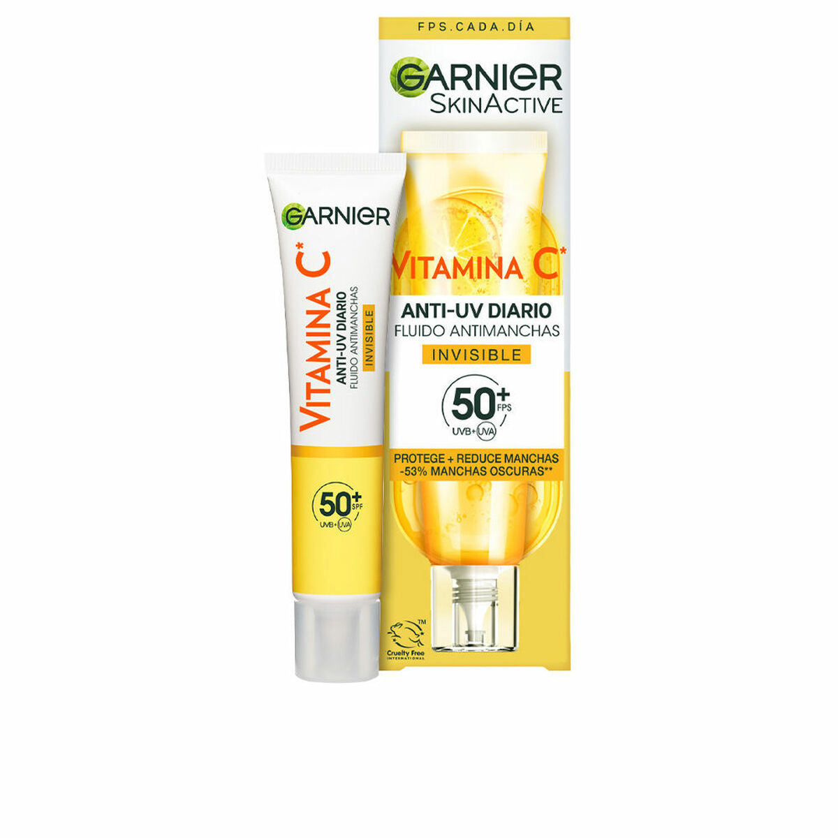 Hydrating Fluid Garnier Vitamin C - Invisible Anti-stain 40 ml Garnier