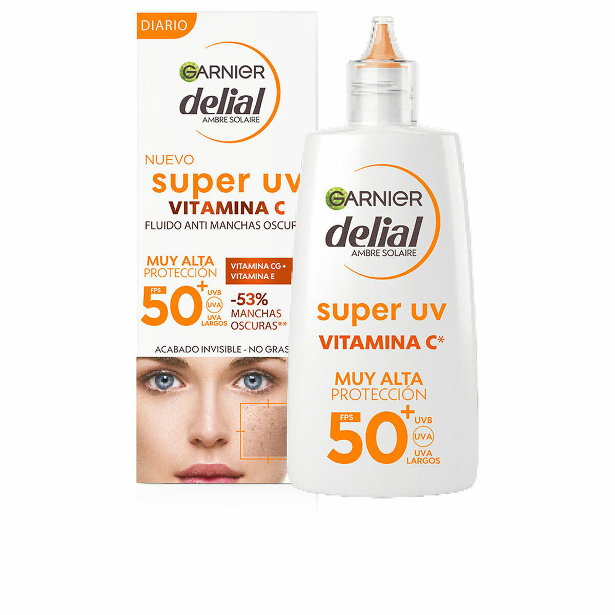 Anti-Brown Spot Cream Garnier Delial Super UV Spf 50 62,65 ml Vitamin C Garnier