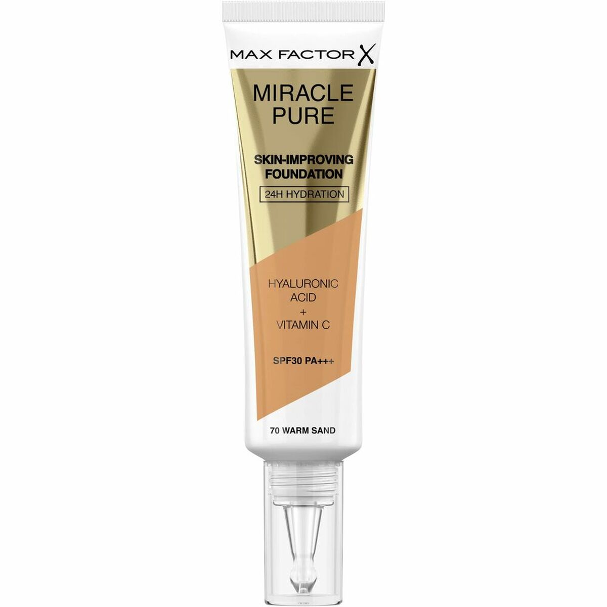 Liquid Make Up Base Max Factor Miracle Pure Spf 30 Nº 70-warm sand 30 ml Max Factor