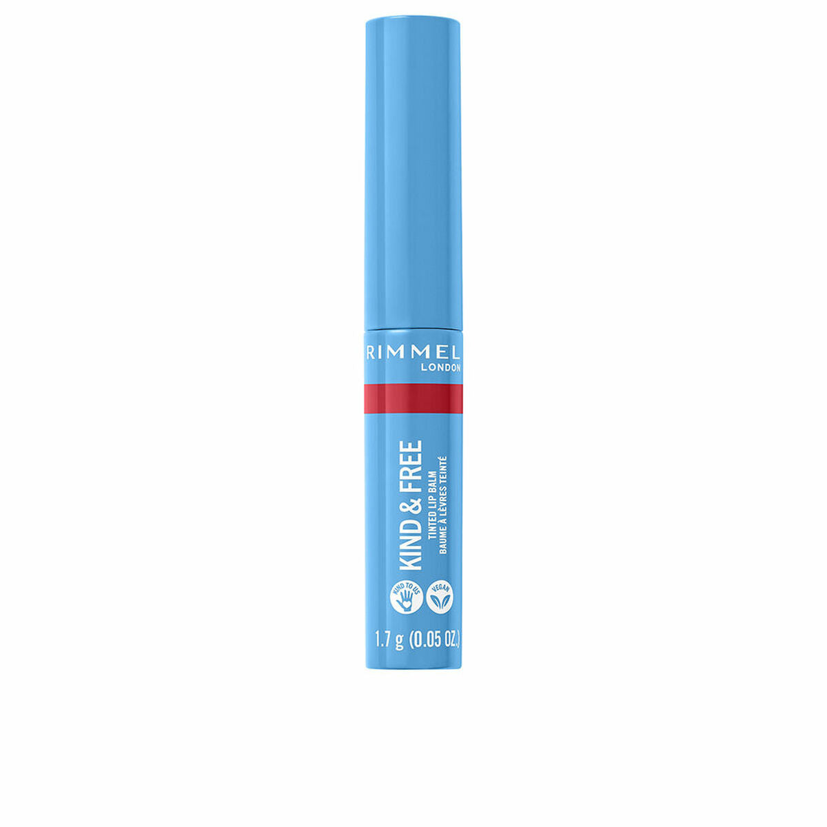 Coloured Lip Balm Rimmel London Kind & Free Nº 005-turbo red (1,7 g) Rimmel London