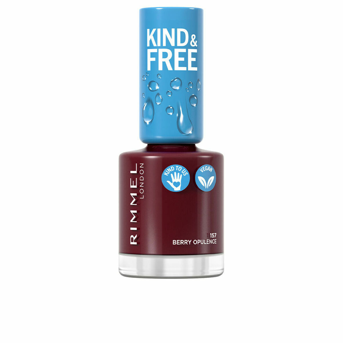 nail polish Rimmel London Kind & Free 157-berry opulence (8 ml) Rimmel London