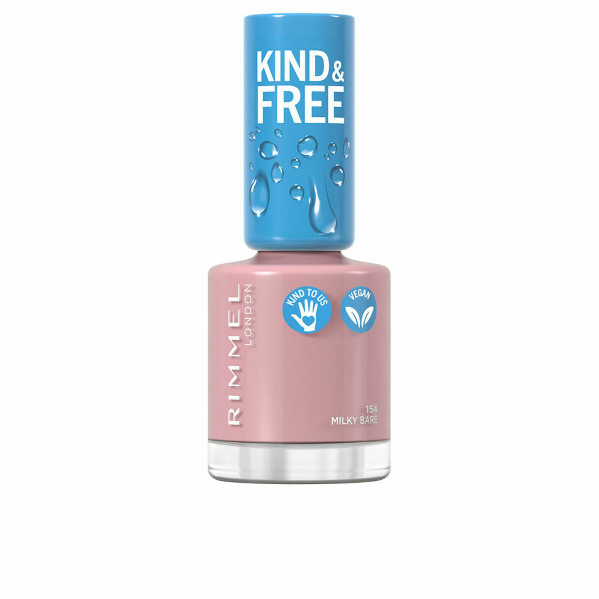 nail polish Rimmel London Kind & Free 154-milky bare (8 ml) Rimmel London