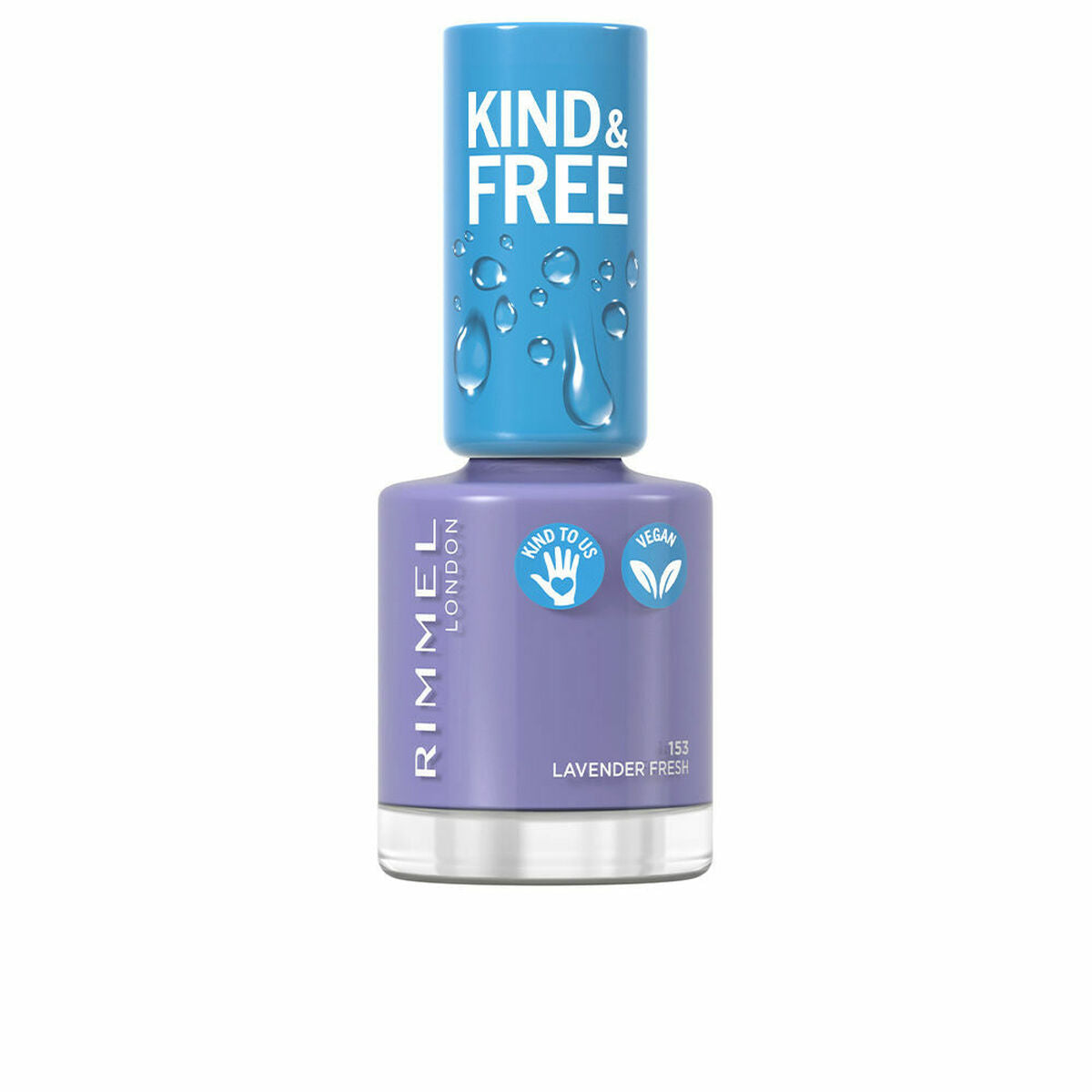 nail polish Rimmel London Kind & Free 153-lavender light (8 ml) Rimmel London