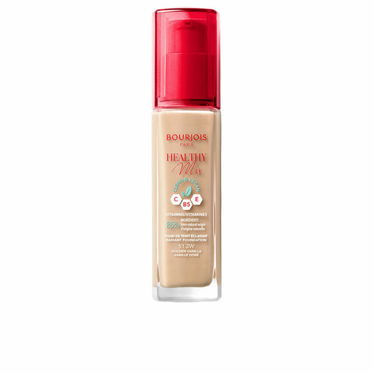 Liquid Make Up Base Bourjois Healthy Mix 30 ml Nº 51.2W Golden vanilla Bourjois