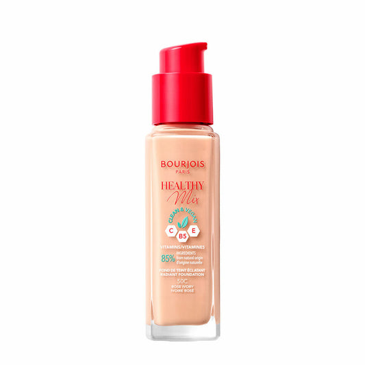 Liquid Make Up Base Bourjois Healthy Mix Nº 50C Rose ivory 30 ml Bourjois