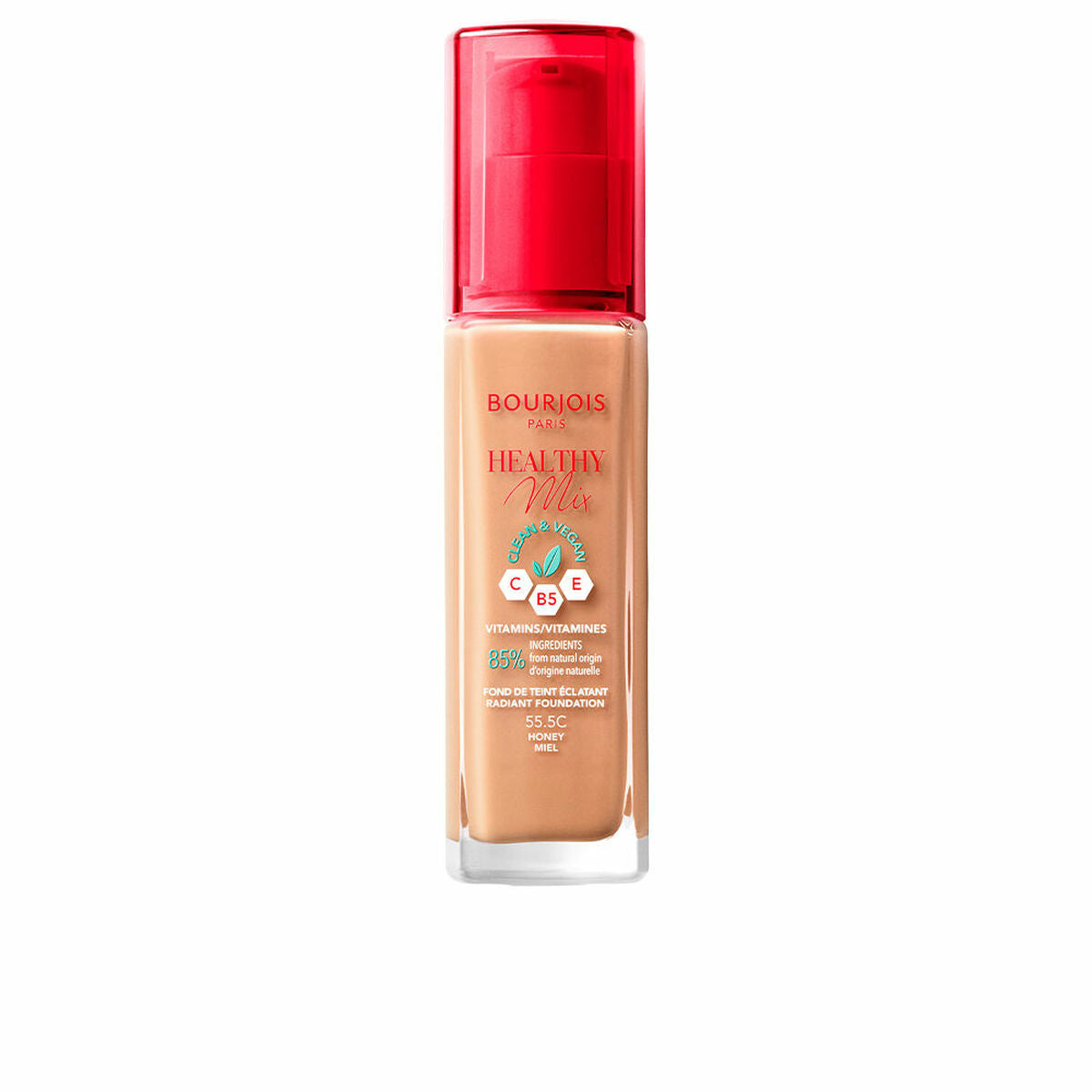 Liquid Make Up Base Bourjois Healthy Mix Nº 55.5 30 ml Bourjois