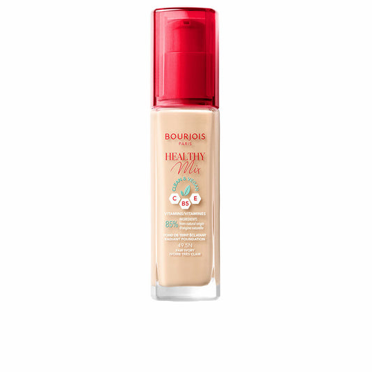 Liquid Make Up Base Bourjois Healthy Mix Nº 49.5N Fair ivory 30 ml Bourjois