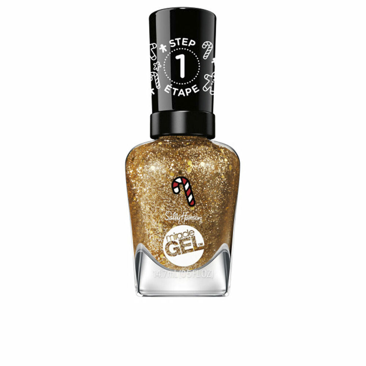 nail polish Sally Hansen Miracle Gel Nº 914 Less bitter, more glitter 14,7 ml Sally Hansen