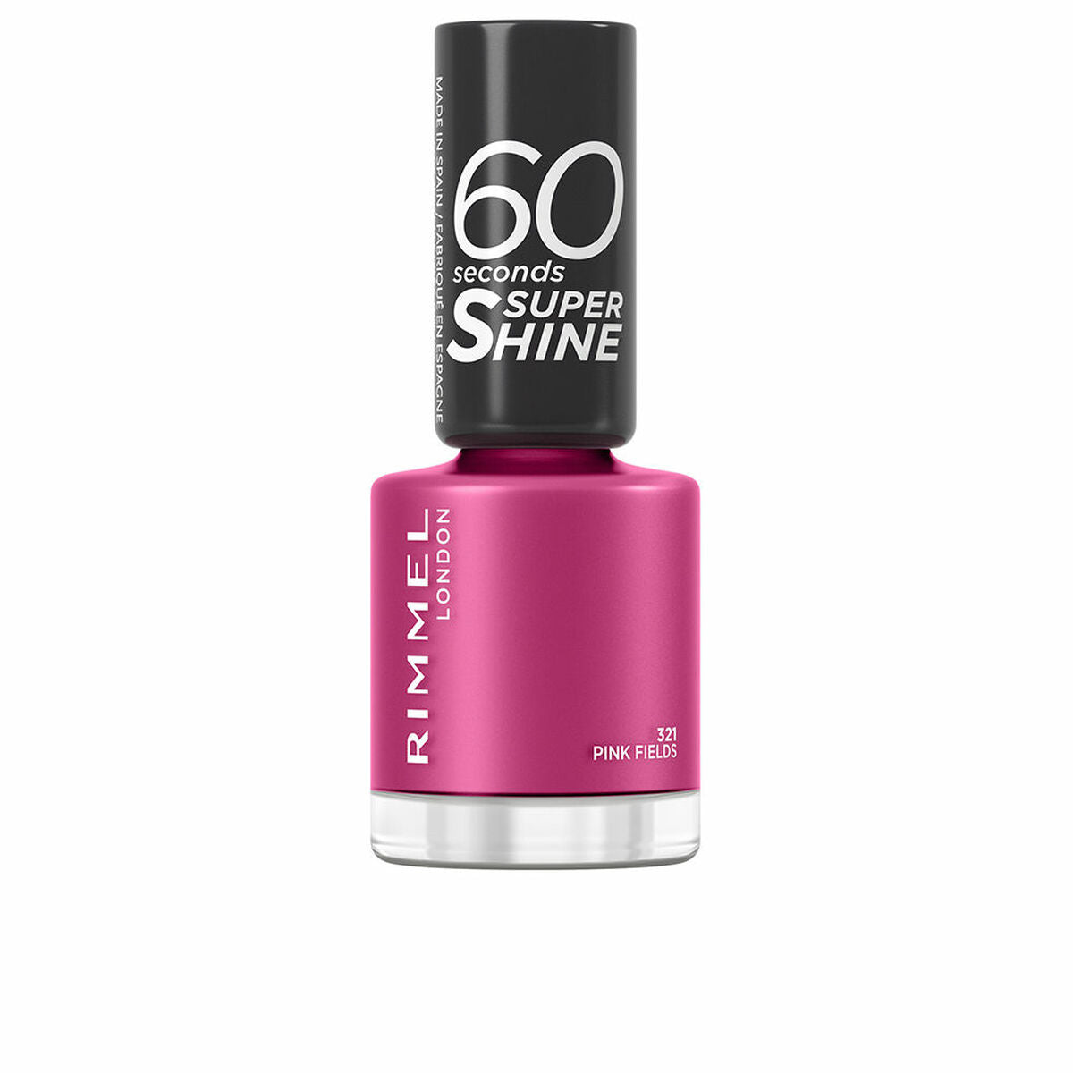 nail polish Rimmel London 60 Seconds Super Shine Nº 321 Pink fields 8 ml Rimmel London