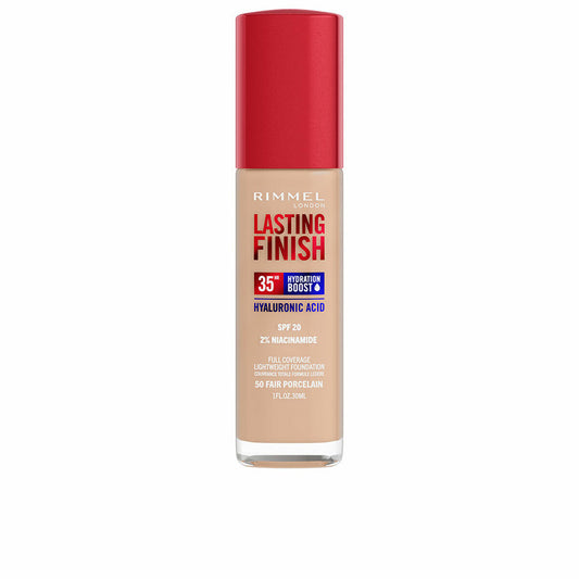 Crème Make-up Base Rimmel London Lasting Finish Nº 050 Fair Porcelain Spf 20 30 ml Rimmel London