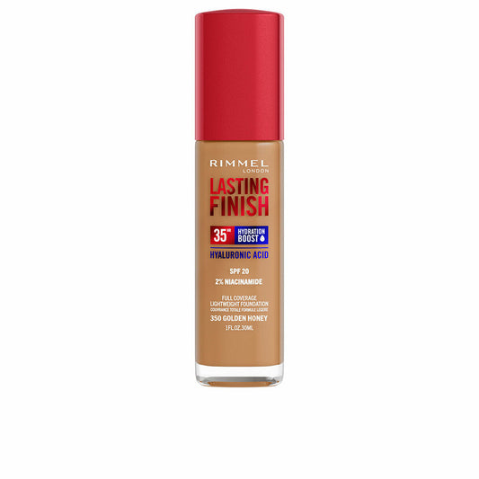 Crème Make-up Base Rimmel London Lasting Finish Nº 350 Golden Honey Spf 20 30 ml Rimmel London