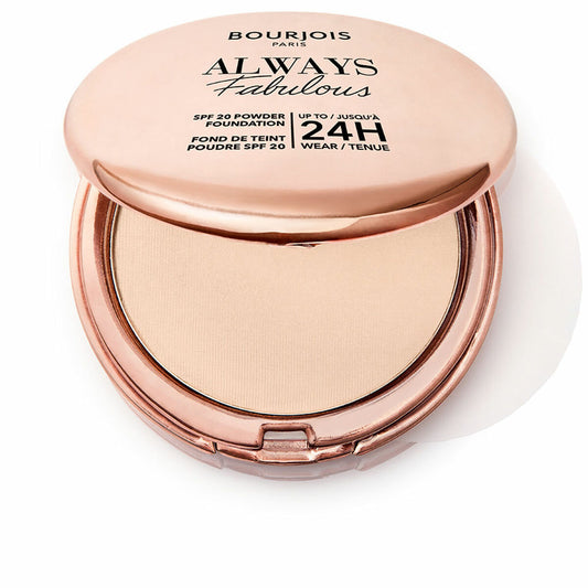 Powder Make-up Base Bourjois Always Fabulous Nº 100 Rose Ivory Spf 20 7 g Bourjois