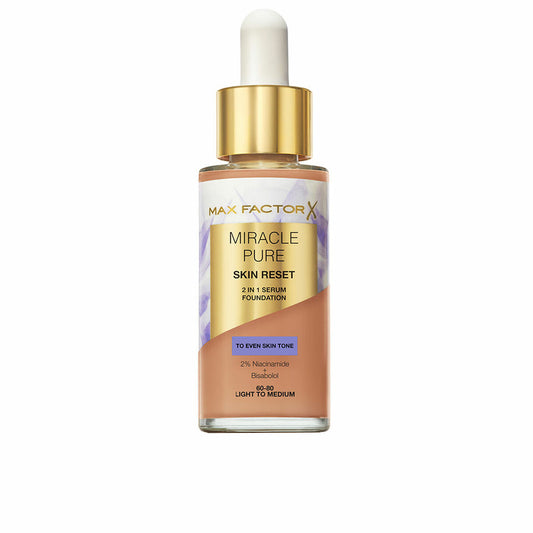 Perfecting Serum Max Factor MIRACLE PURE Nº 60-80 Light to Medium 30 ml Max Factor