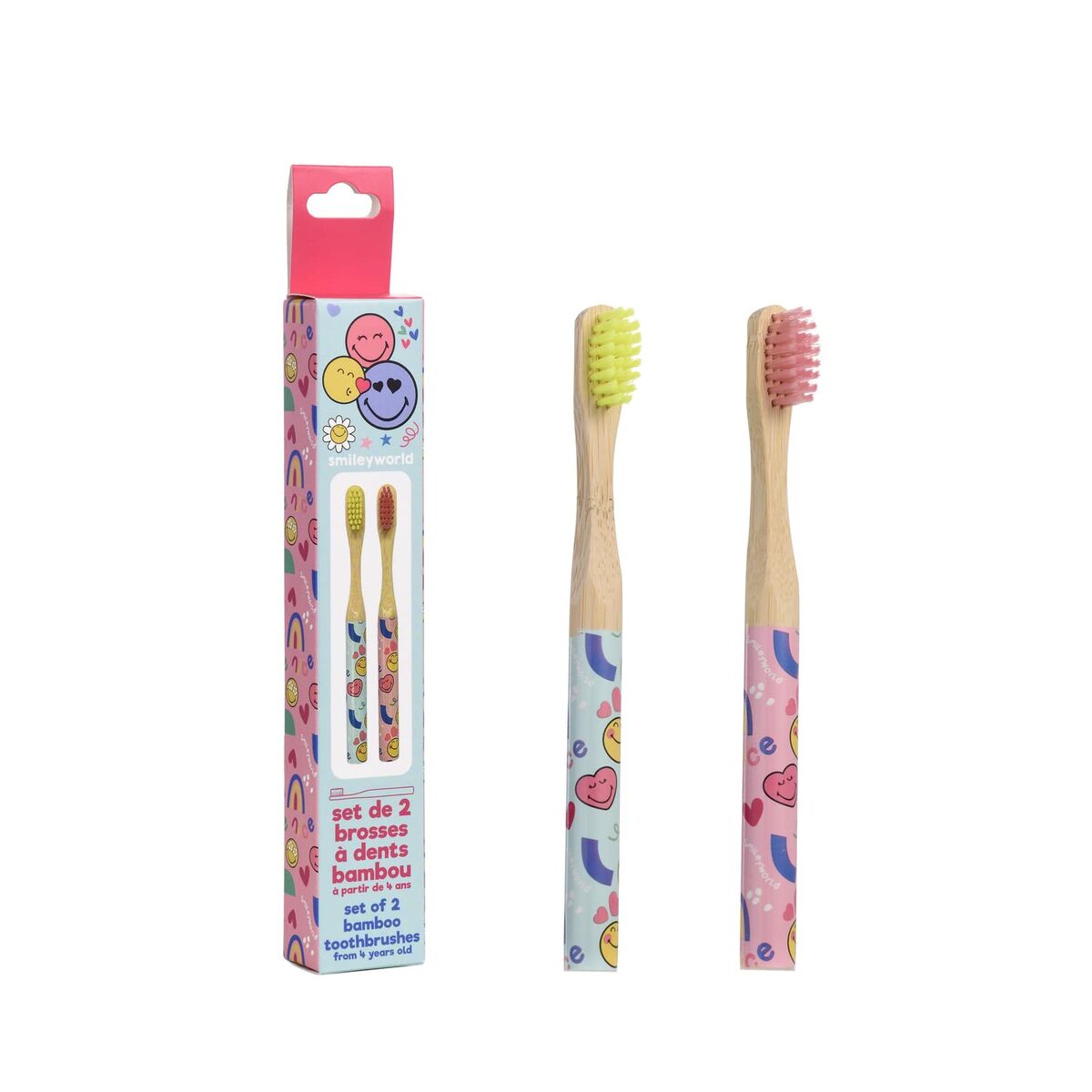 Toothbrush Take Care Smiley World (2 Pieces) Take Care