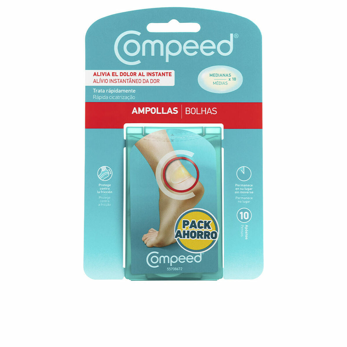 Plasters for blisters Compeed 10Units Medium Compeed