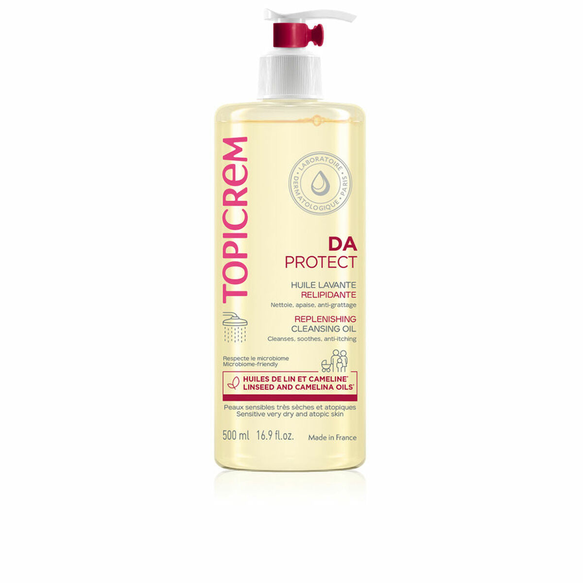 Shower Oil Topicrem Da Protect 500 ml Topicrem