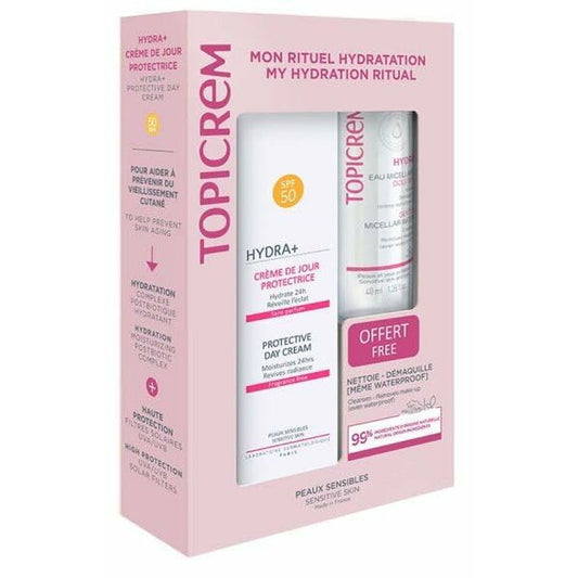 Cosmetic Set Topicrem Crema Día Protectora Lote 2 Pieces Topicrem