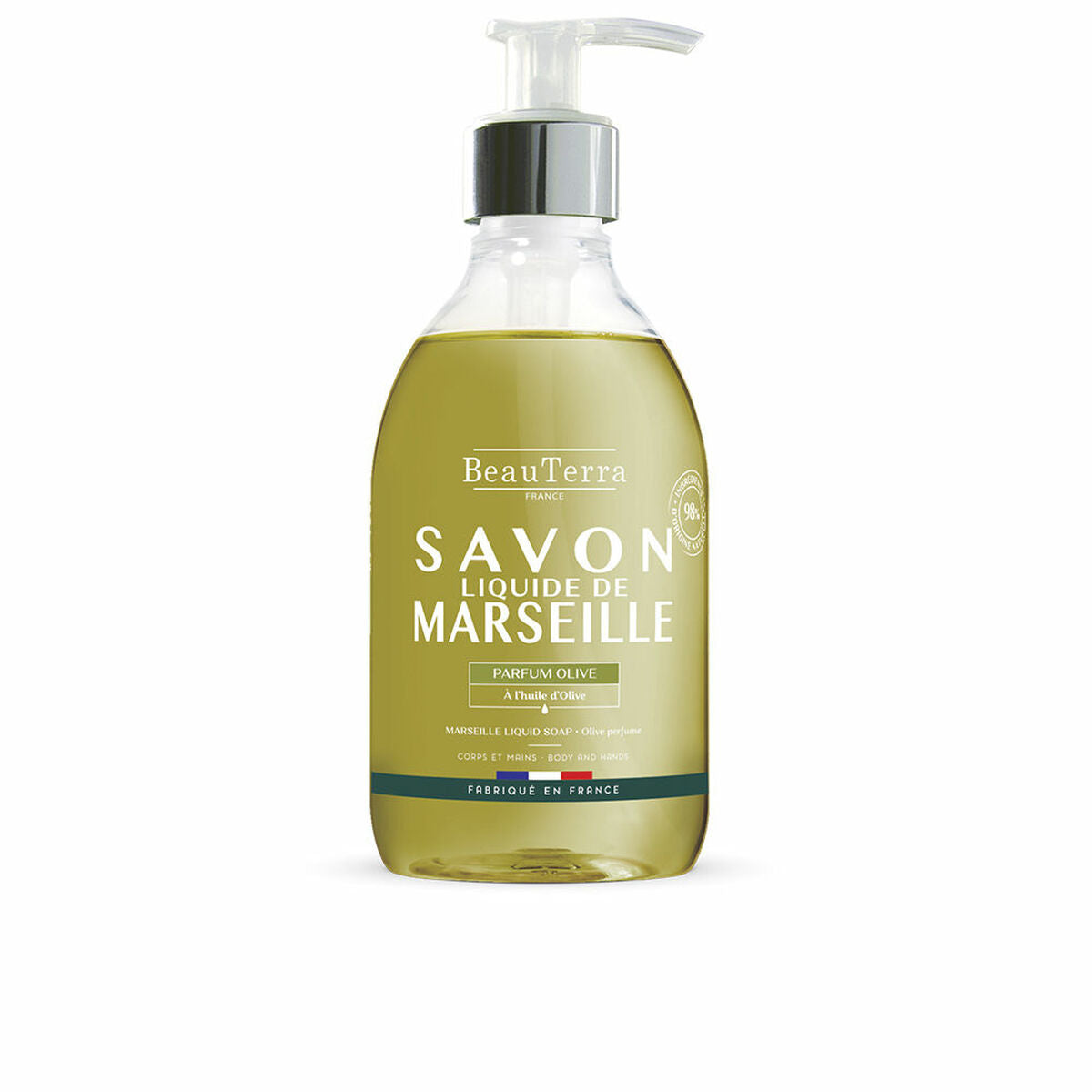 Liquid Soap Beauterra Savon de Marseille Olive 300 ml Beauterra