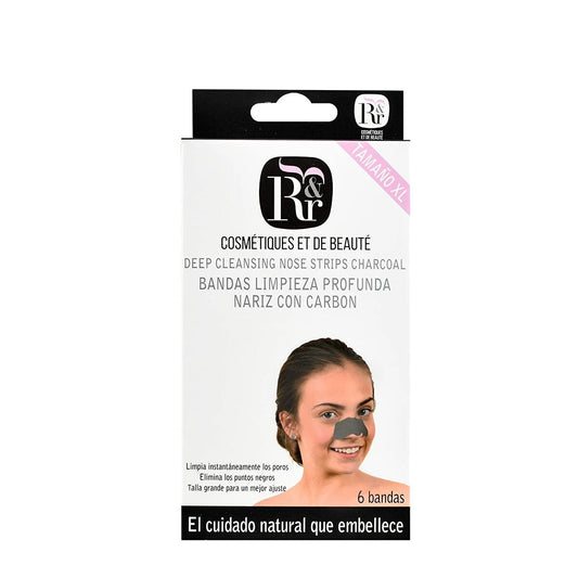 Pore Cleaning Strips Rose & Rose Charcoal 6 Units