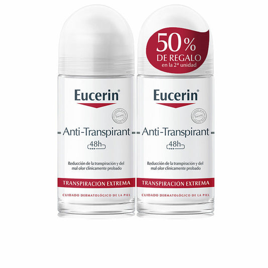 Roll-On Deodorant Eucerin Transpirant Desodorante On Lote Antiperspirant 2 Units 50 ml Eucerin