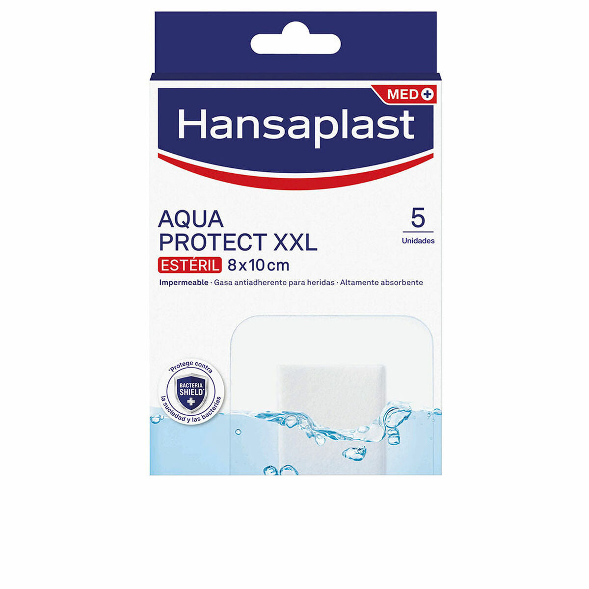 Waterproof Dressings Hansaplast Hp Aqua Protect XXL 5 Units 8 x 10 cm Hansaplast