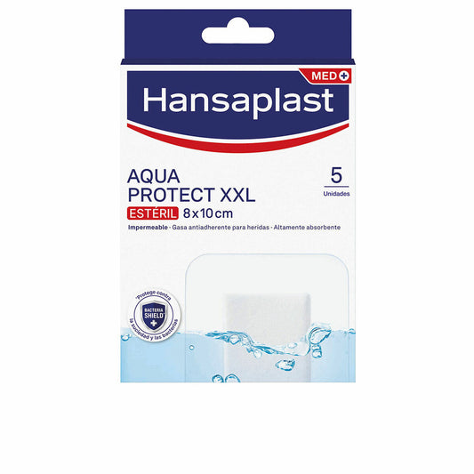 Waterproof Dressings Hansaplast Hp Aqua Protect XXL 5 Units 8 x 10 cm Hansaplast