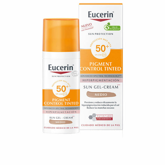 Facial Sun Cream Eucerin Sun Protection Medium Spf 50 50 ml Eucerin