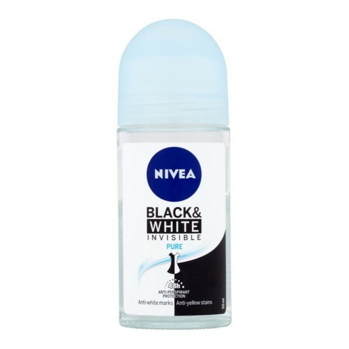 Roll-On Deodorant Men Black & White Active Nivea (50 ml) Nivea