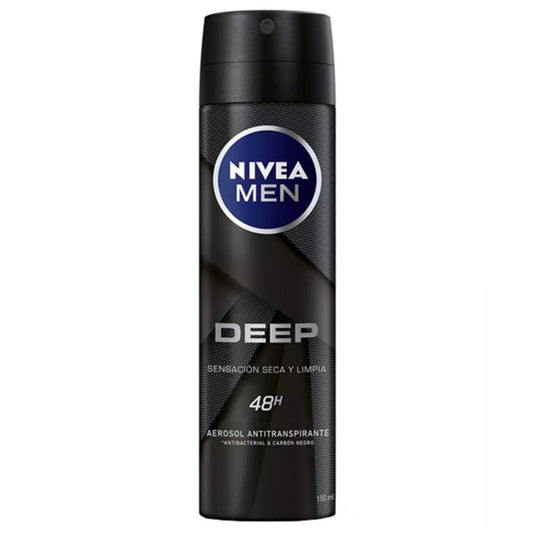 Spray Deodorant Men Deep Black Carbon Nivea J25107-bf (150 ml) 150 ml Nivea