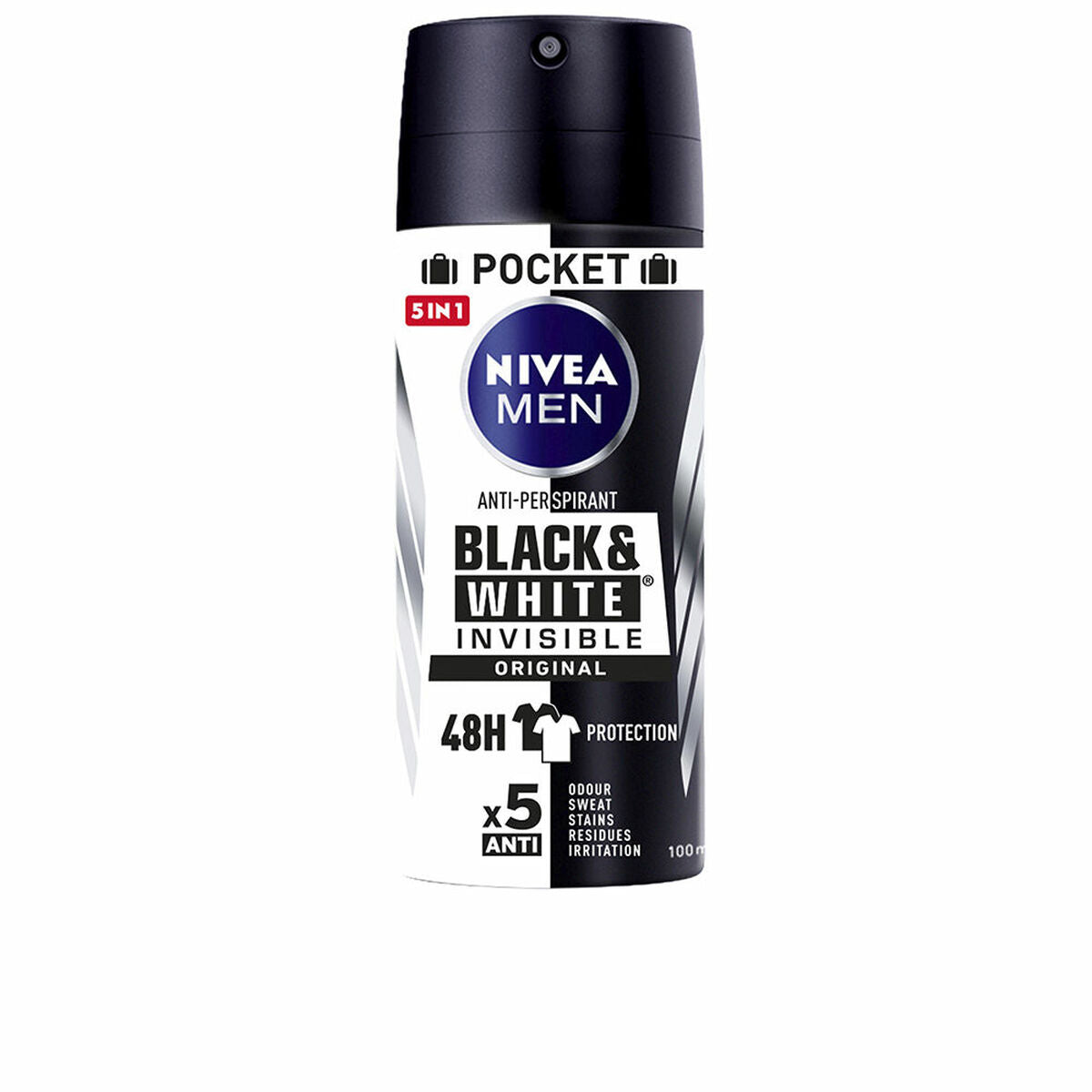 Deodorant Nivea Men Black & White Invisible 100 ml Nivea