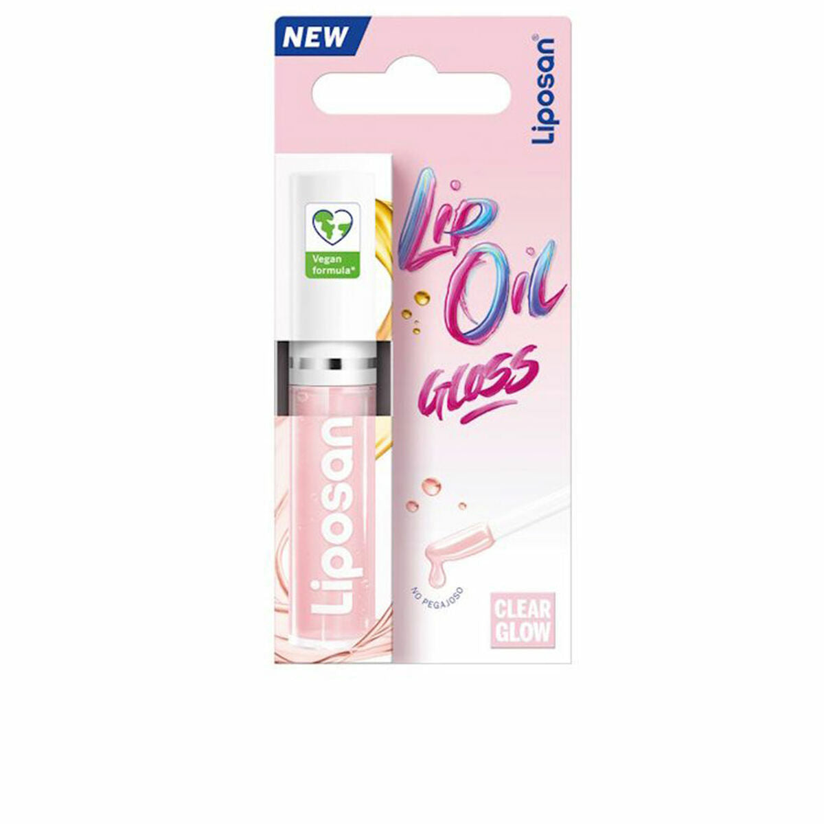 Coloured Lip Balm Liposan Lip Oil Gloss Clear Glow 5,5 ml Liposan