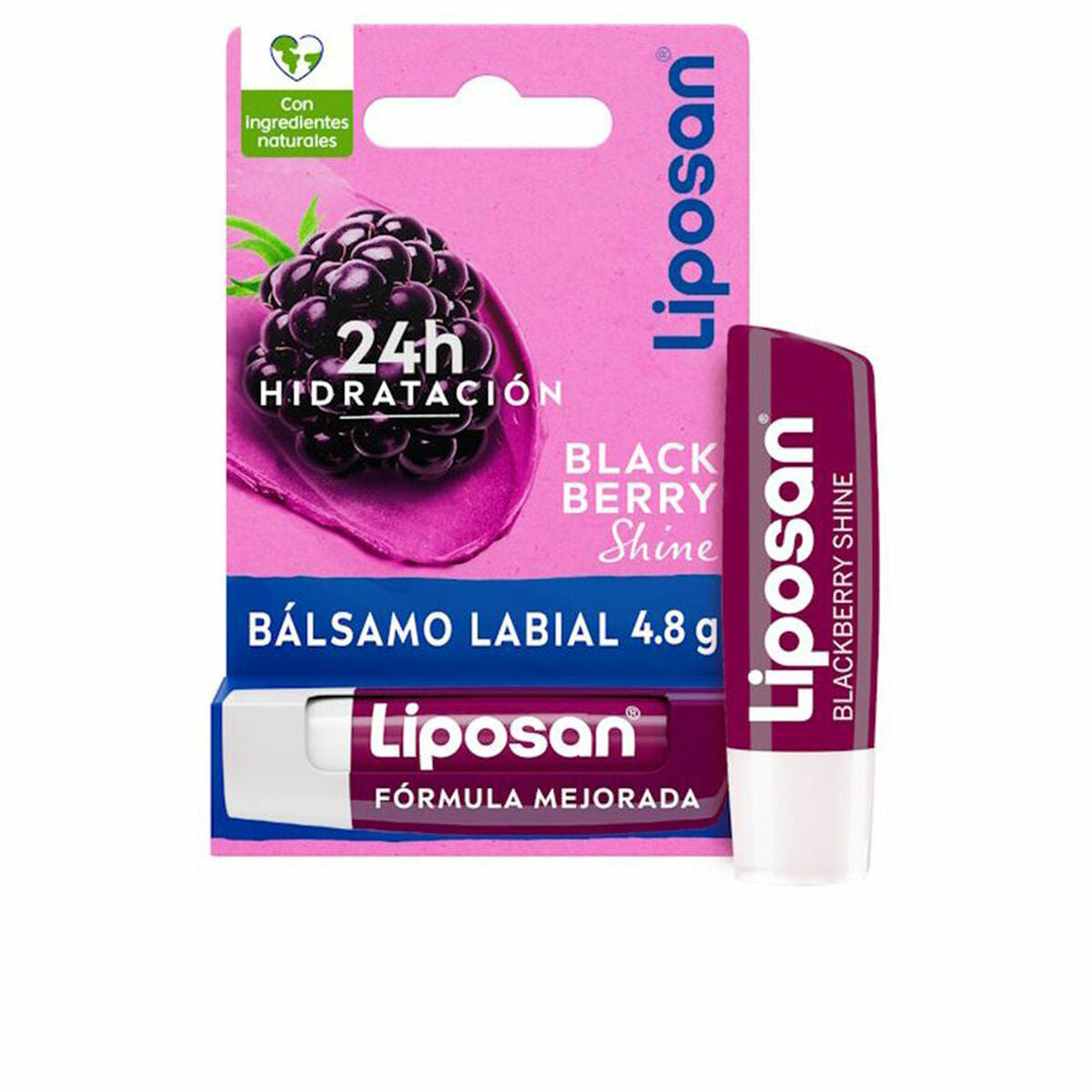 Lip Balm Liposan BLACKBERRY SHINE 4,8 g Liposan