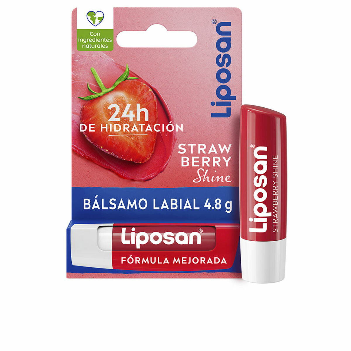 Lip Balm Liposan STRAWBERRY SHINE Strawberry 4,8 g Liposan