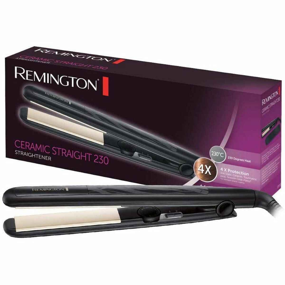 Hair Straightener Remington S3500 Black