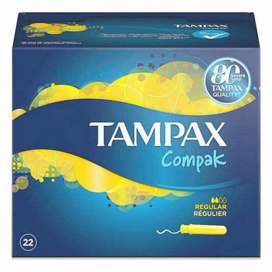 Regular Tampons COMPAK Tampax 178799.6 (22 uds) Tampax