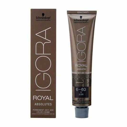 Permanent Anti-Ageing Dye Igora Royal Absolutes Schwarzkopf 609494 Nº 6-60 Nº 6-60 60 ml Schwarzkopf