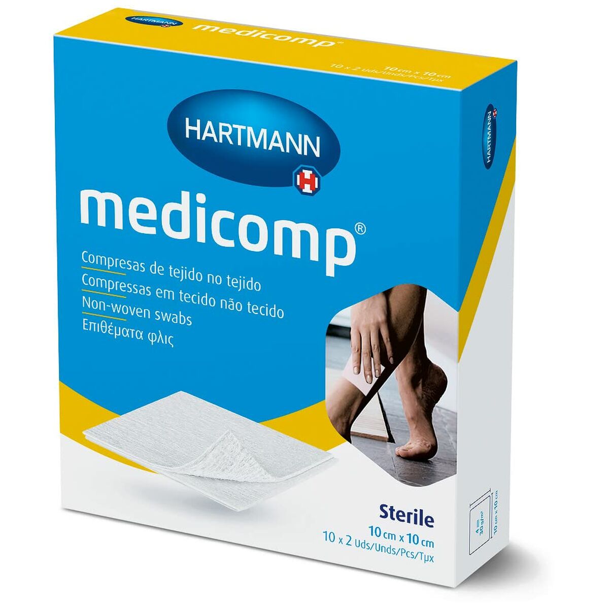 Sterilized Gauze Hartmann Medicomp 10 x 10 cm 20 Units Hartmann