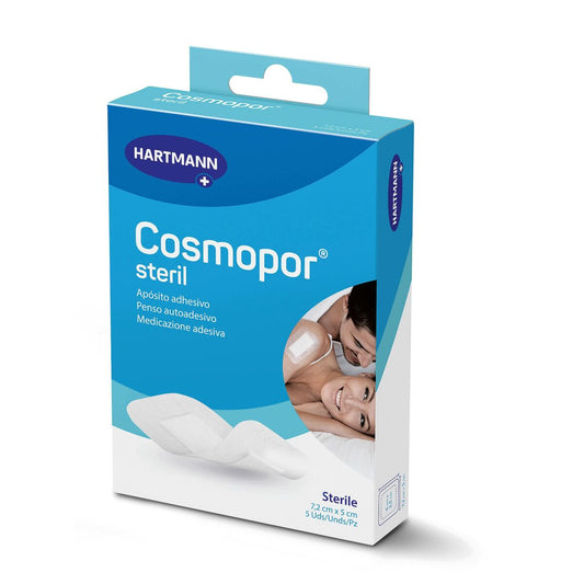 Plasters Hartmann Cosmopor 7,5 x 5 cm 5 Units Hartmann