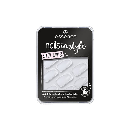 False nails Essence Nails In Style 11-sheer whites 12 Units Essence