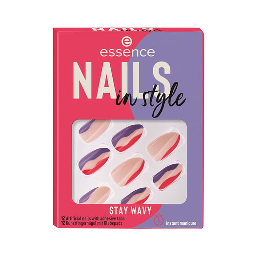 False nails Essence Nails In Style Stay wavy Essence