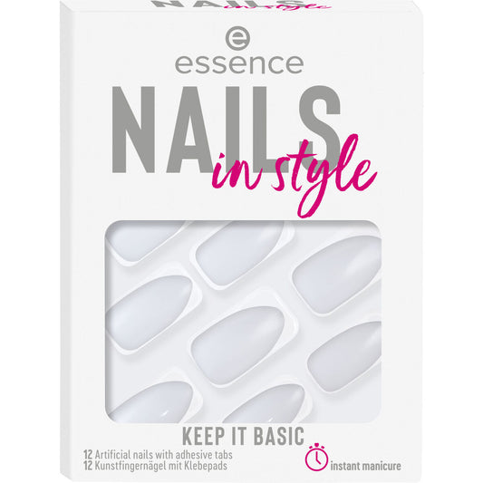 False nails Essence Nails In Style 12 Pieces 15-keep it basic Essence