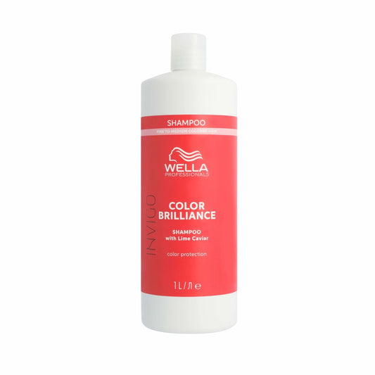 Colour Revitalizing Shampoo Wella Invigo Color Brilliance Coloured Hair Fine hair 1 L Wella