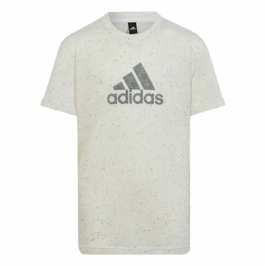 Child's Short Sleeve T-Shirt Adidas Future Icons Winners White