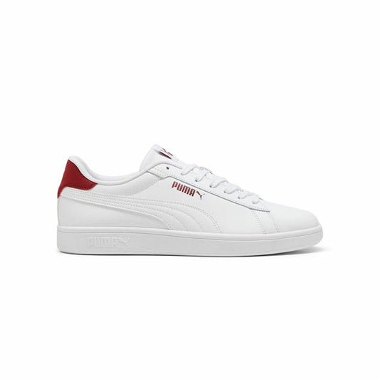 Men’s Casual Trainers Puma Smash 3.0 L White Red