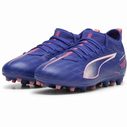 Childrens Football Boots Puma Ultra 5 Match Mg Purple