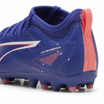 Childrens Football Boots Puma Ultra 5 Match Mg Purple