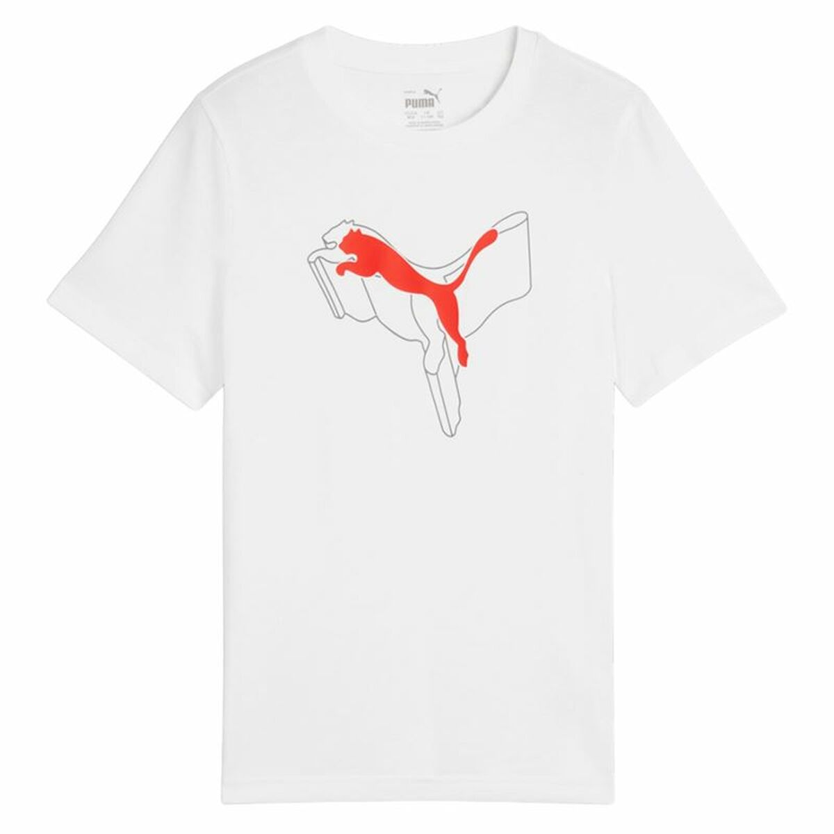 Child's Short Sleeve T-Shirt Puma Essentials+ Logo Lab Graphic