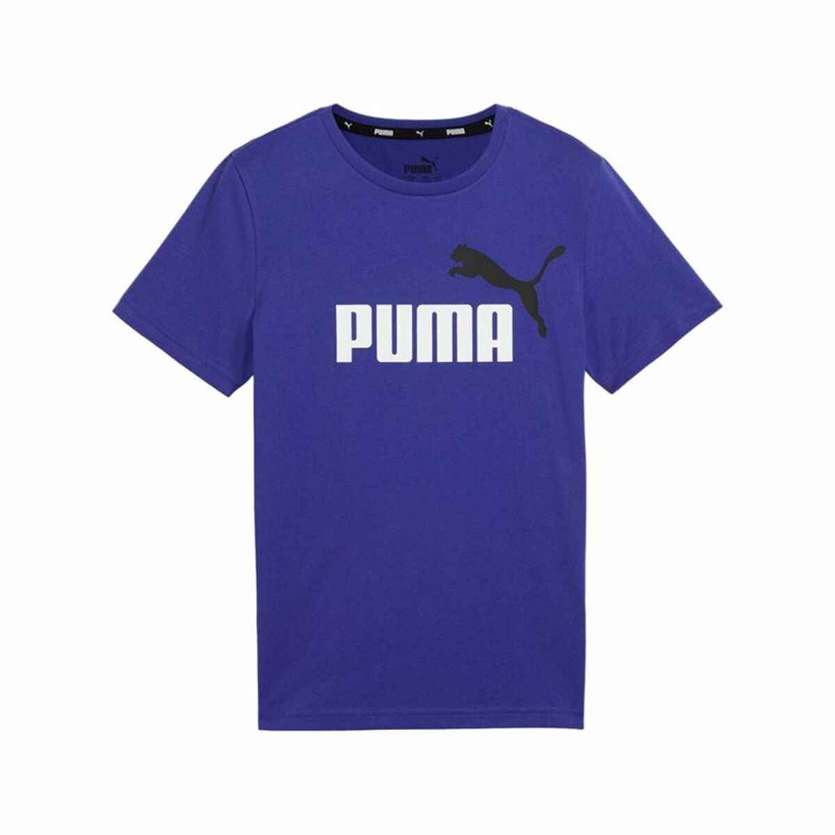 Child's Short Sleeve T-Shirt Puma Essentials + 2 Col Logo