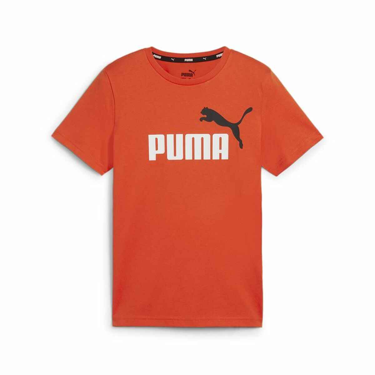 Child's Short Sleeve T-Shirt Puma Essentials+ 2 Col Logo